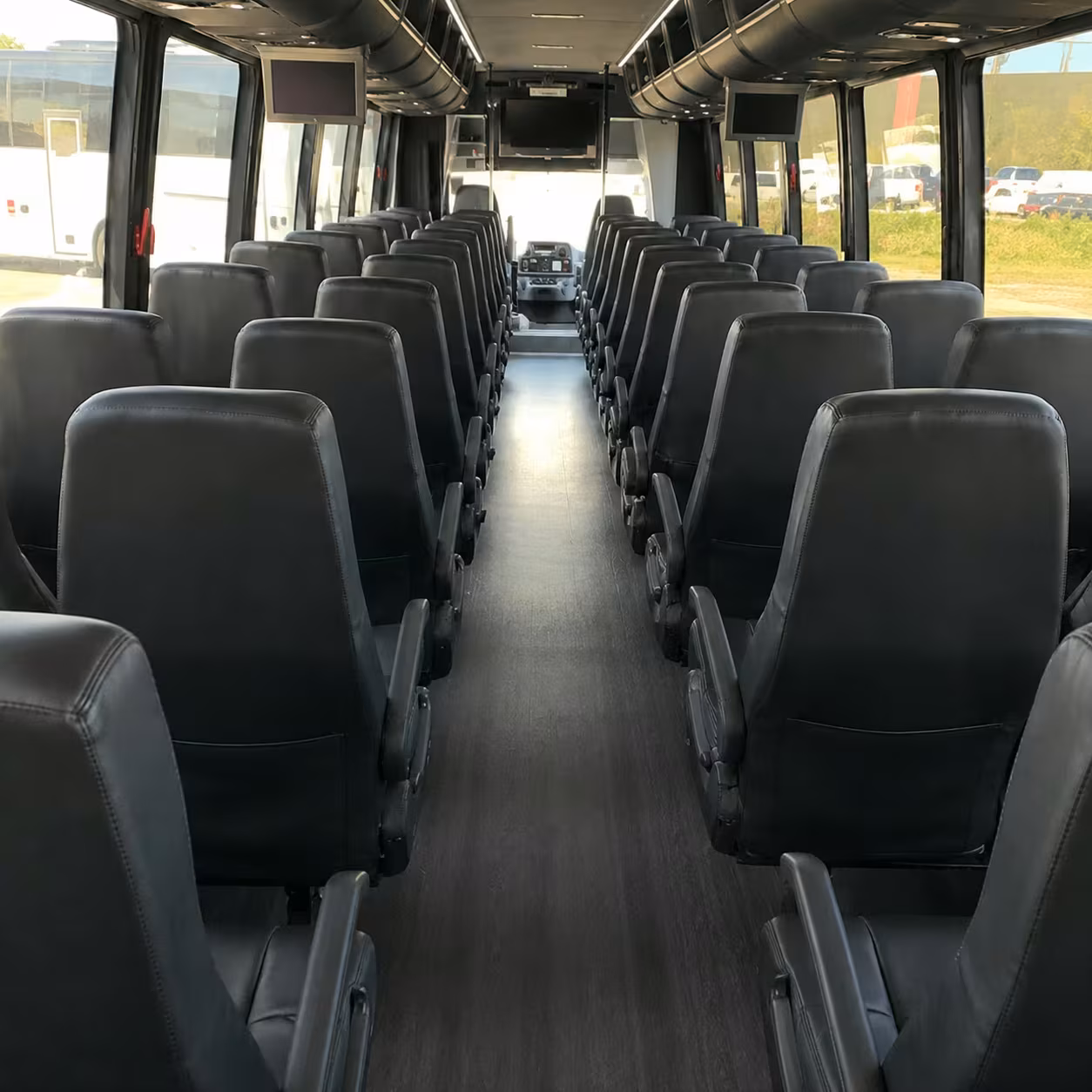 28 passenger minibus interior