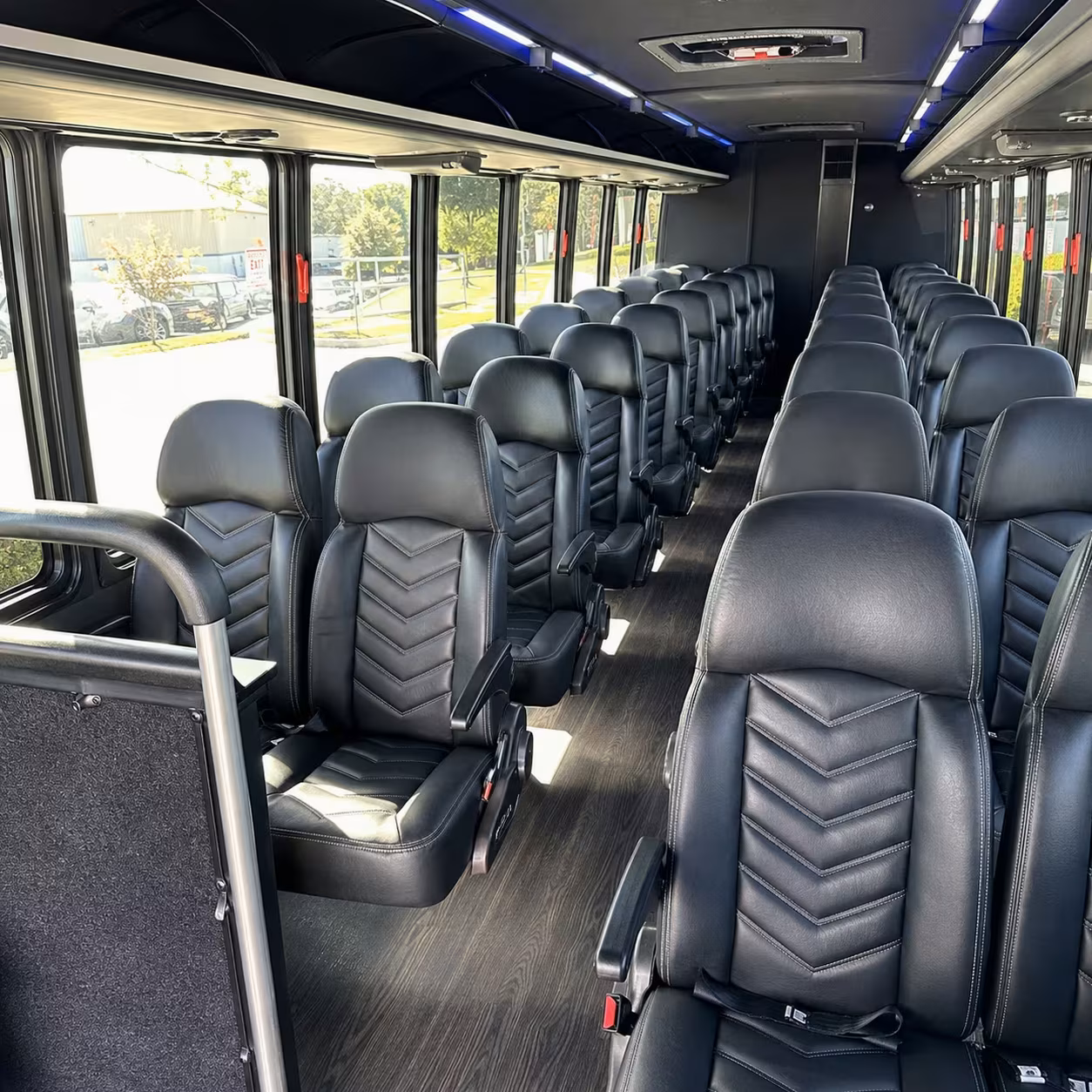 35 passenger minibus inside