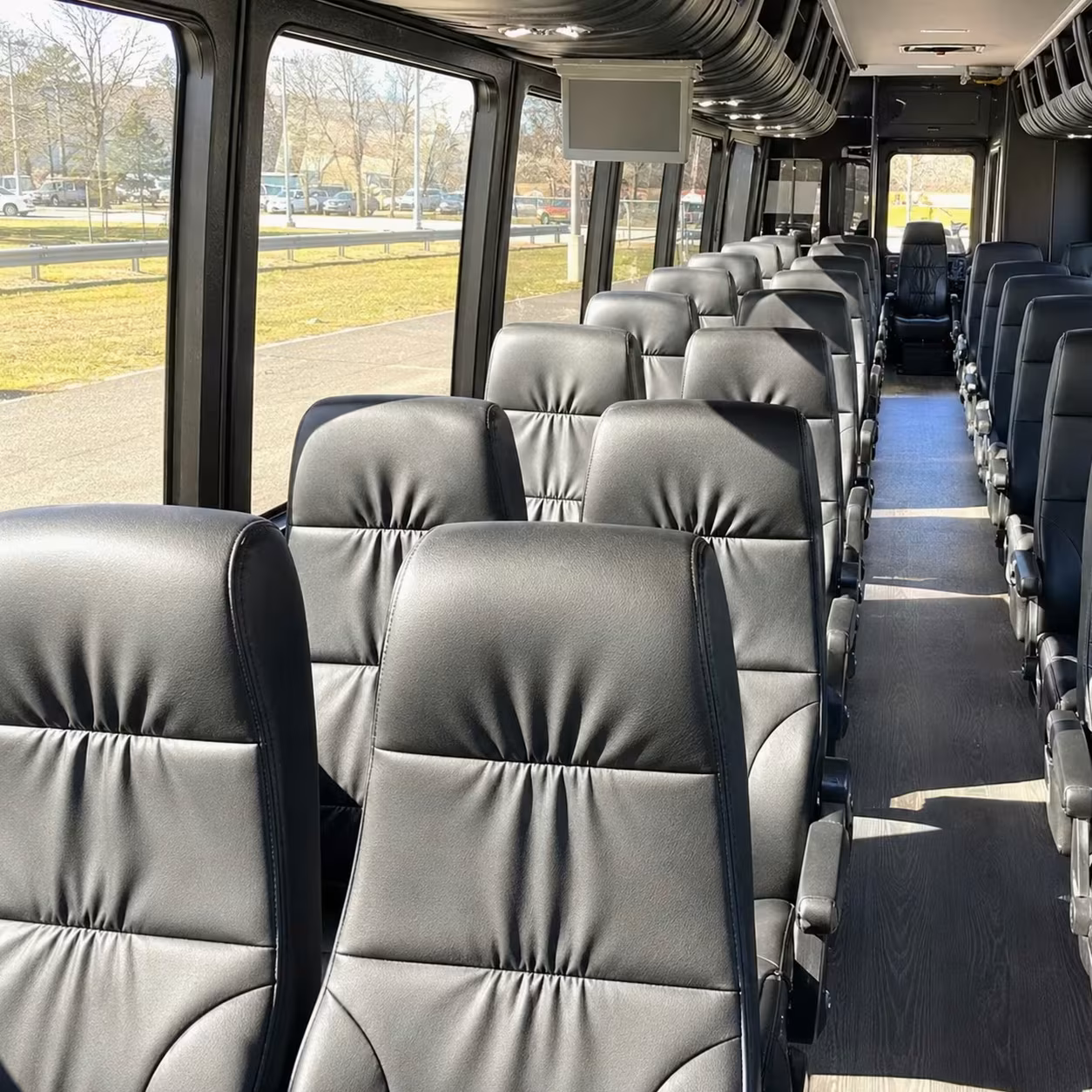 35 passenger minibus interior