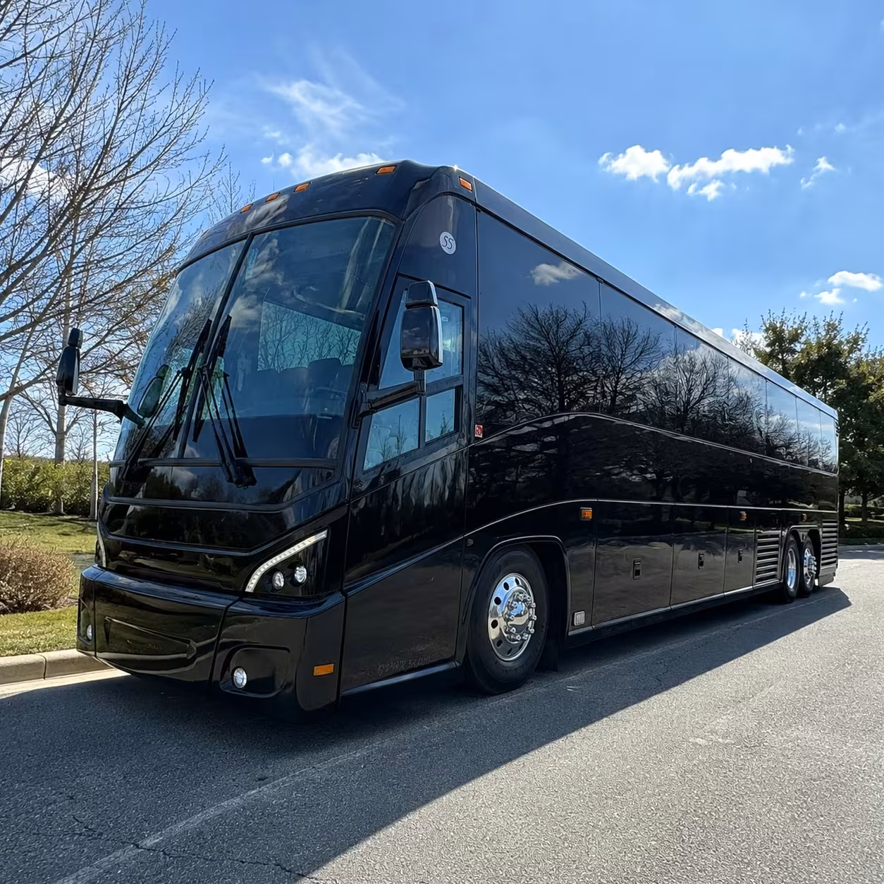 56 passenger charter bus