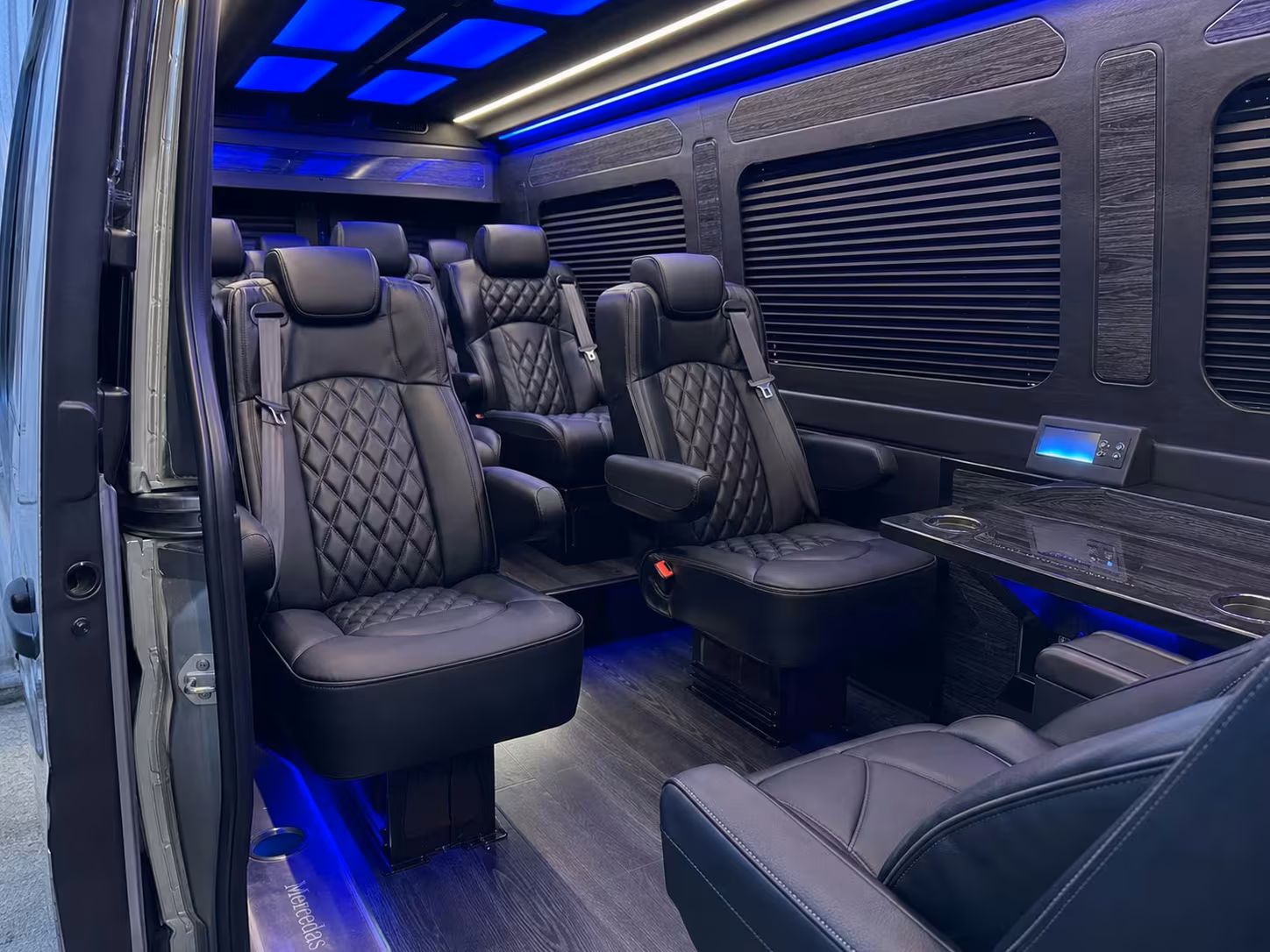 sprinter van transportation for groups and events across newton